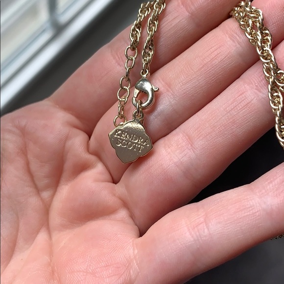 Kendra Scott Cobalt Blue Rayne Necklace - Picture 3 of 3